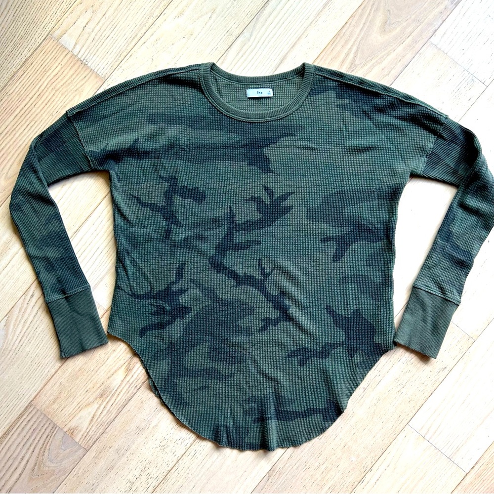 TNA - Camouflage Waffle Long Sleeve - S